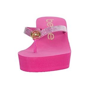 Bebe Wena Heeled Flip-flops